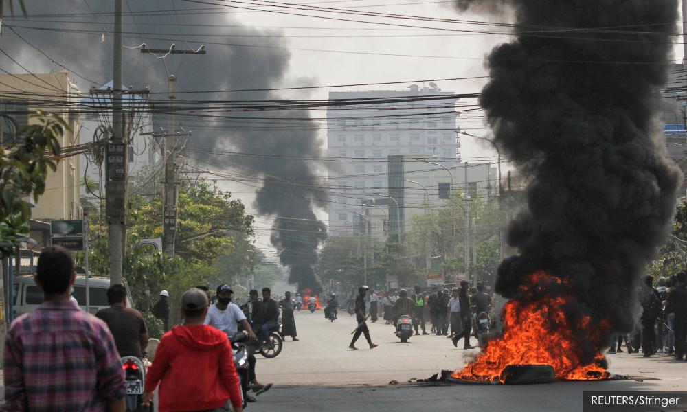 US calls for Asean action on Myanmar, rejects China maritime claims