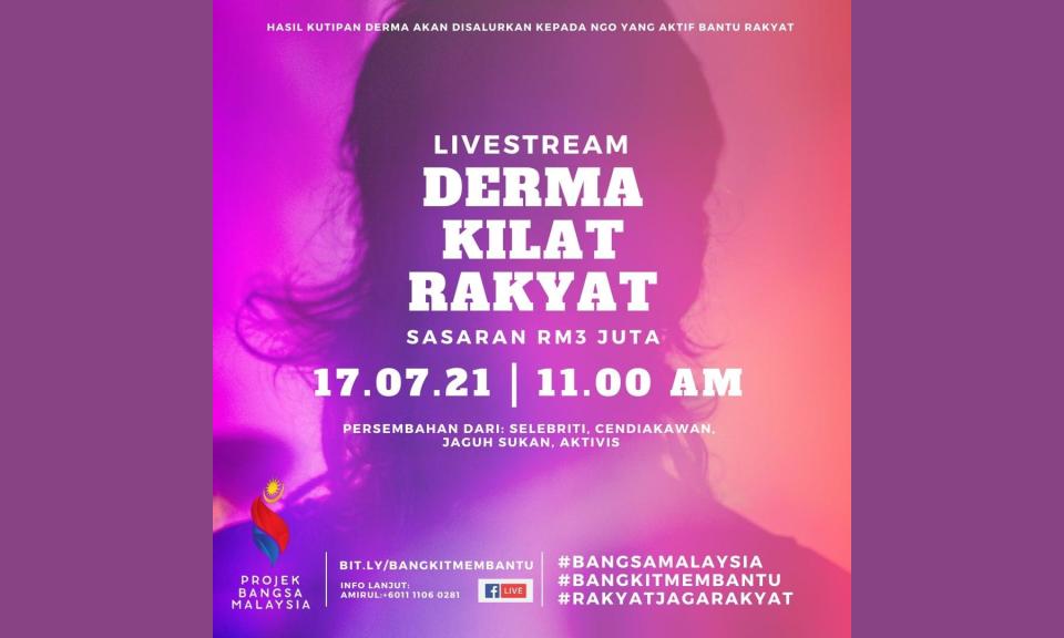 Livestream Derma Kilat Rakyat!