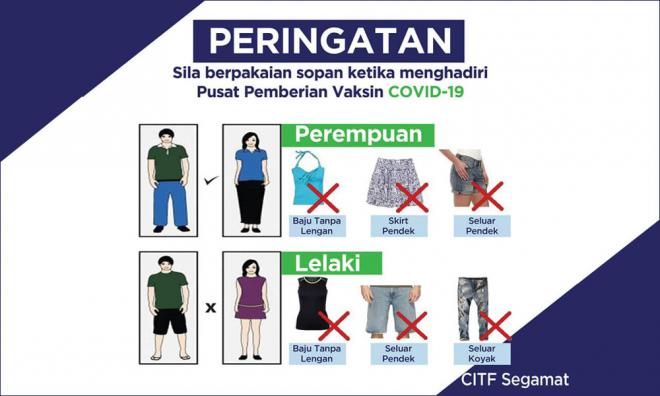 Tumpu suntik vaksin, bukan kod pakaian - persatuan perubatan