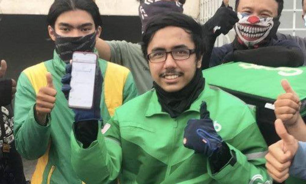 Food delivery rider scores excellent STPM results