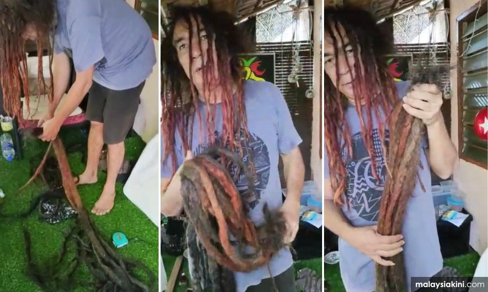 Aru Koffin Kanser 'buang' rambut disimpan 26 tahun dek kecewa