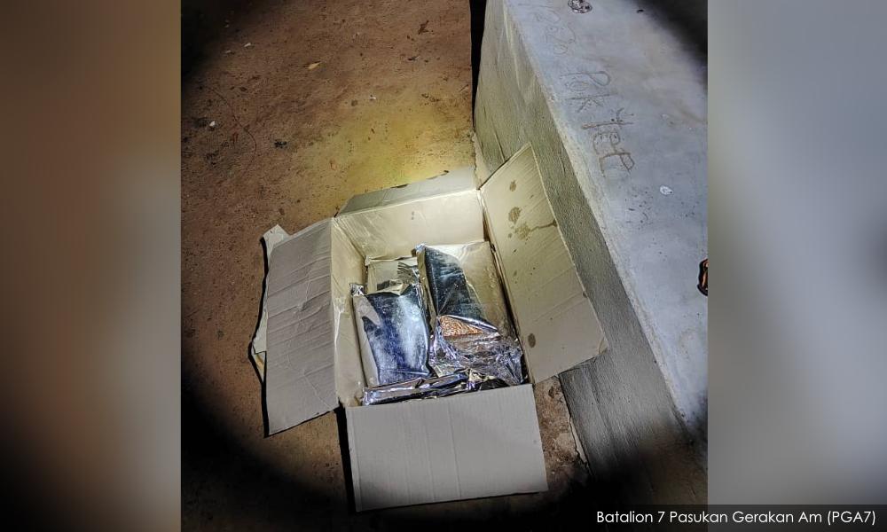 Nekad terjun Sungai Golok, tinggal ganja bernilai RM12,500
