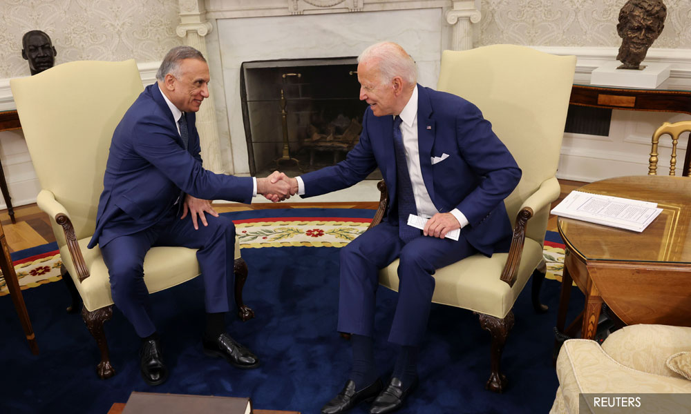 Biden, Kadhimi seal agreement to end US combat mission in Iraq