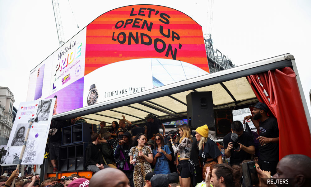 PM Johnson pleads for caution as 'Freedom Day' arrives in England