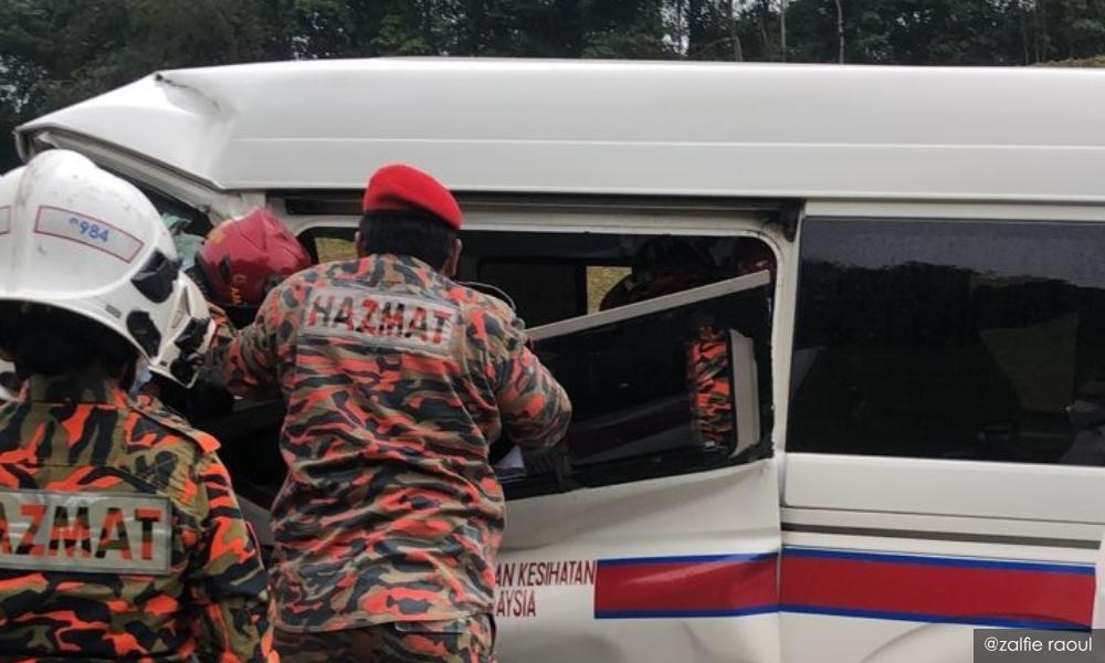 MOH van driver killed, three staff hurt when collecting vaccine