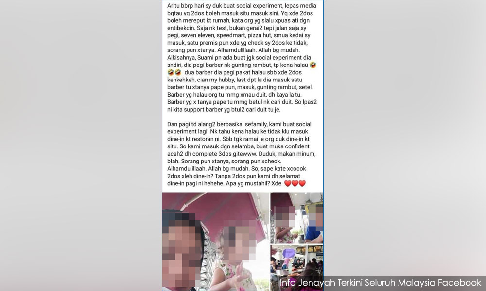 Eksperimen makan di kedai undang padah, 2 suspek ditahan polis