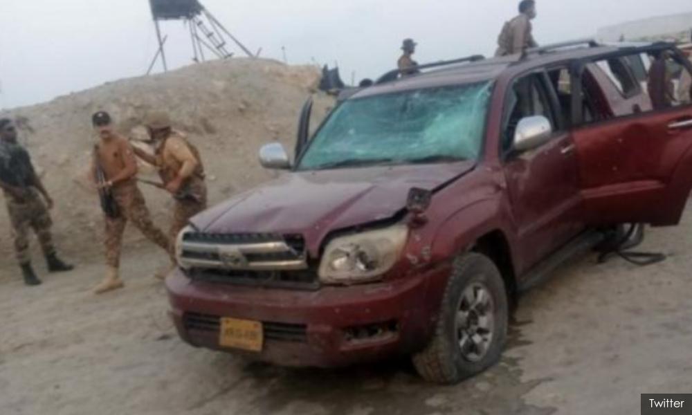 Two killed in suicide bombing targeting Chinese nationals in  Pakistan