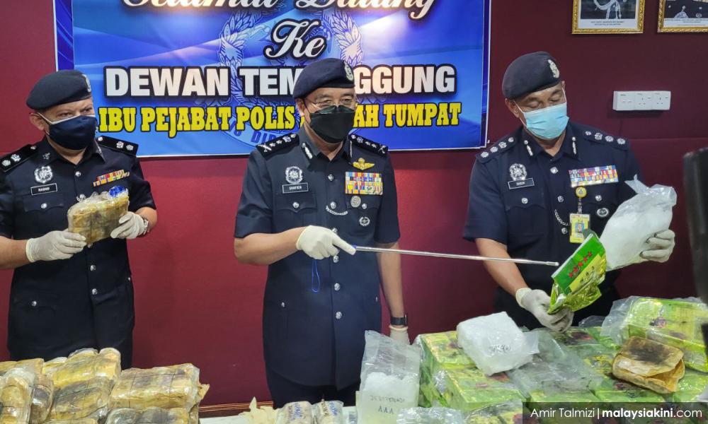 Polis Kelantan Tahan Lelaki, Rampas Dadah Hampir RM11 Juta