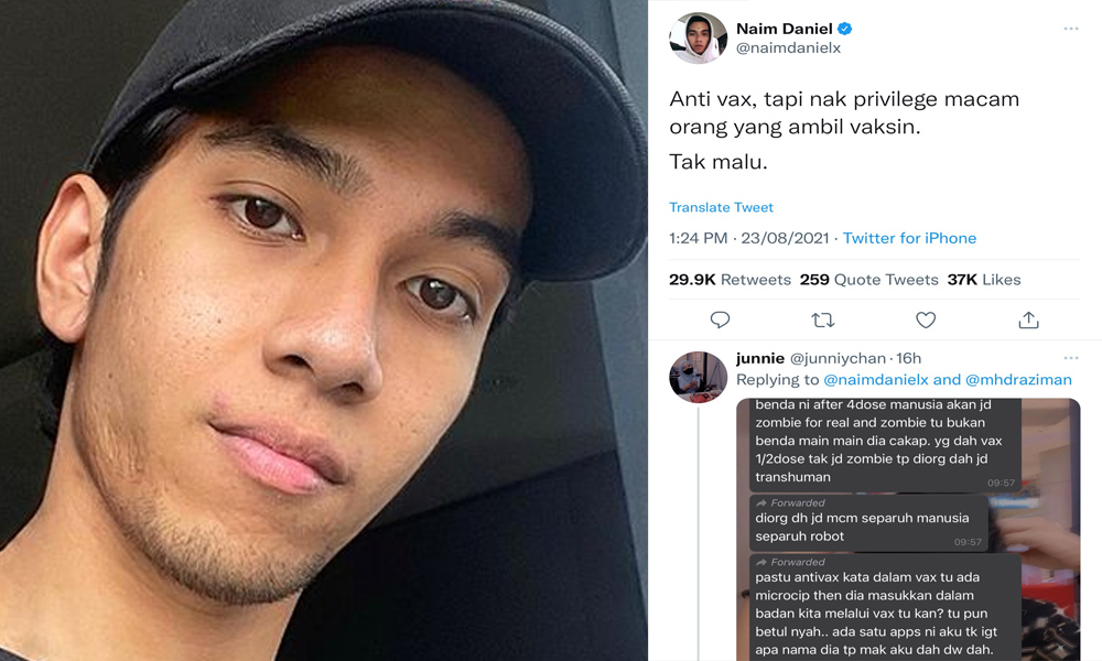 Naim kecam golongan antivaksin 'tak tahu malu'