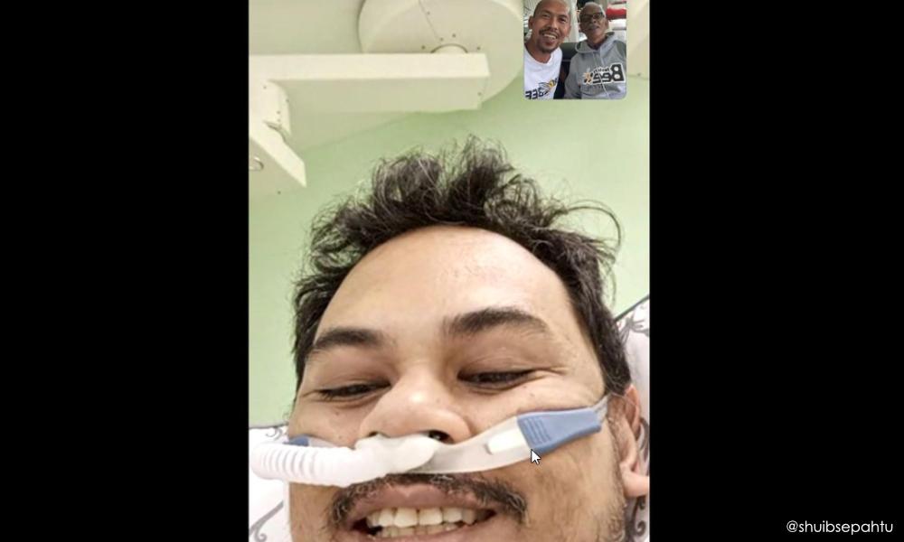 Abang Siti Sarah dah sedar