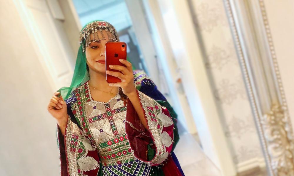 'This is how we dress': Afghan women overseas pose in colourful attire