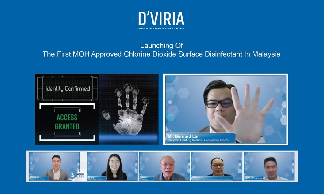 DVIRIA launches first MOH-approved chlorine dioxide surface disinfectant in Malaysia