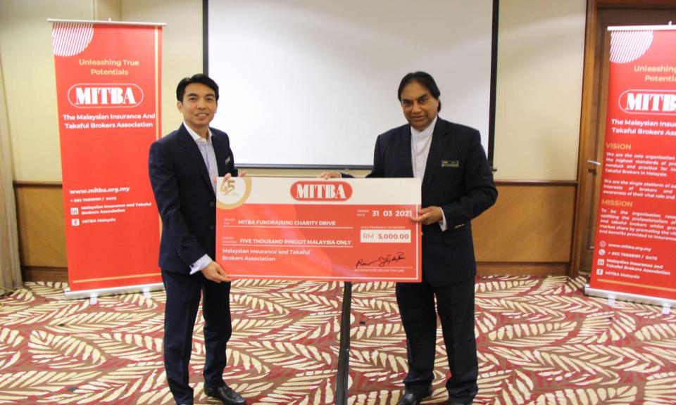 MITBA meraih RM86,500 untuk golongan belia melalui usaha kolektif industri insurans