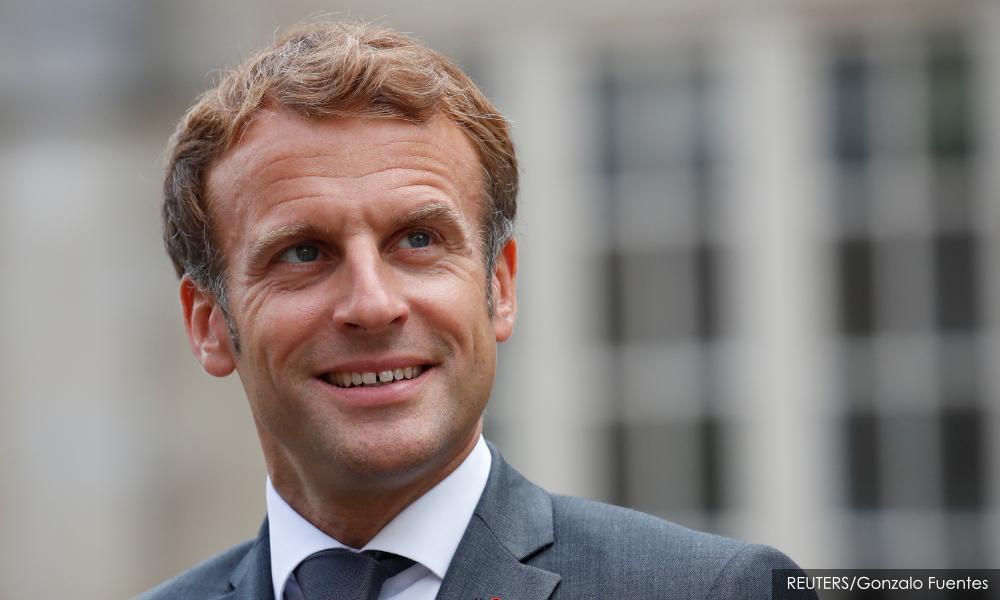 Ahead of election, Macron banks on rosy French economy, new jobs