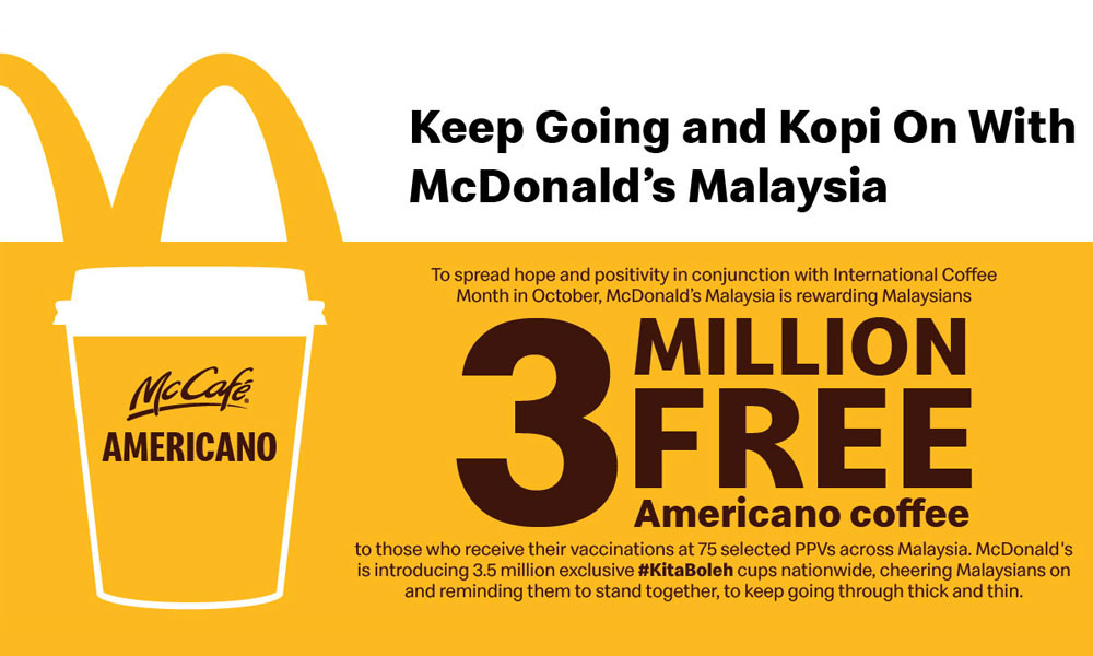 Keep Going and Kopi On: McDonald’s Malaysia embraces the #KitaBoleh spirit on International Coffee Day