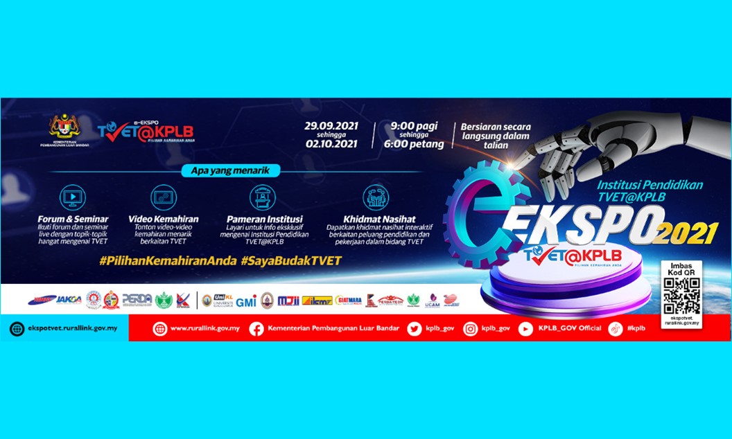 e-Ekspo Institusi Pendidikan TVET@KPLB kini kembali!