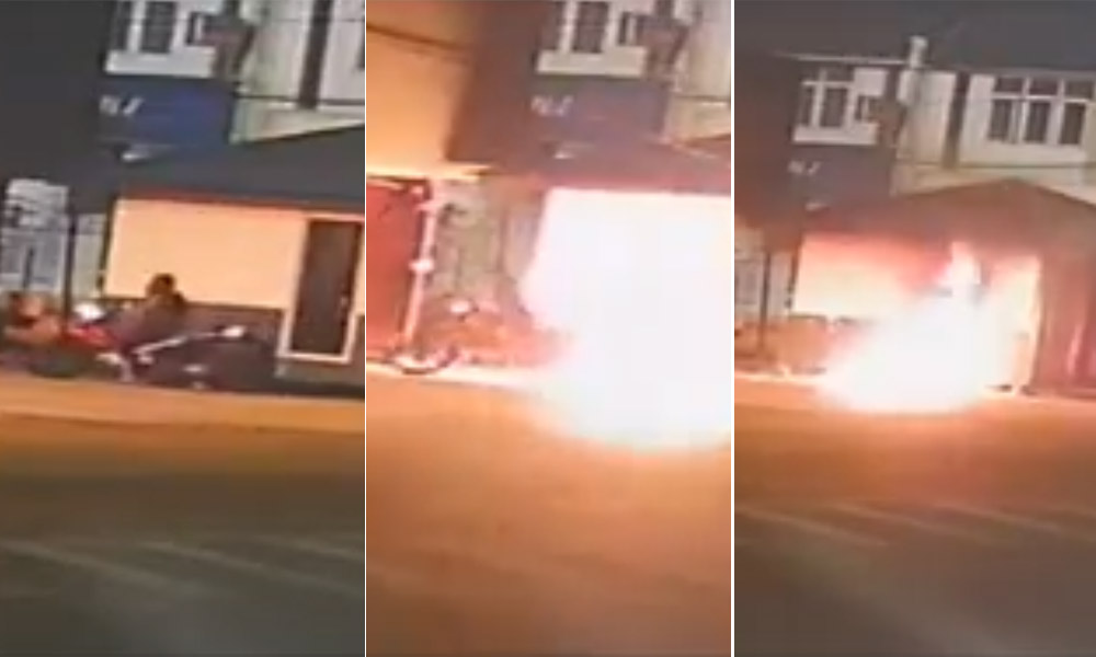 Penganggur bakar pondok polis sebab tak puas hati