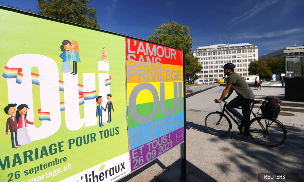 Swiss to vote on allowing same-sex marriage in referendum