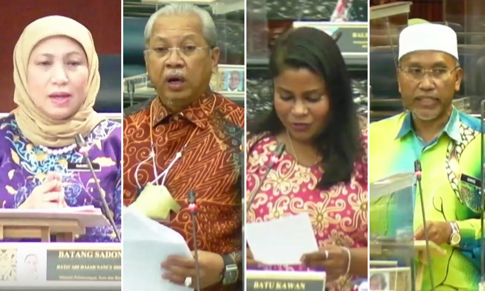 MPs don batik in Parliament today