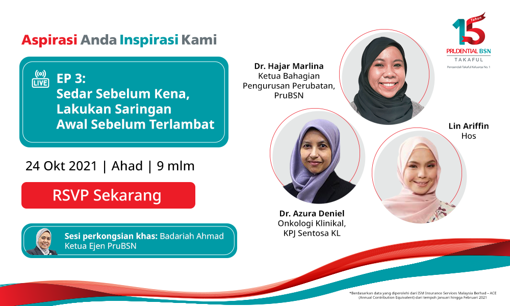 Sedar Sebelum Kena, Lakukan Saringan Awal Sebelum Terlambat