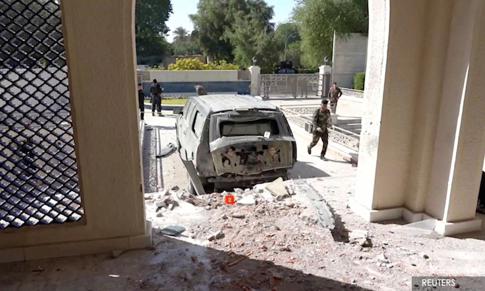 Iraqi PM decries 'cowardly' attack on his home by explosive-laden drones