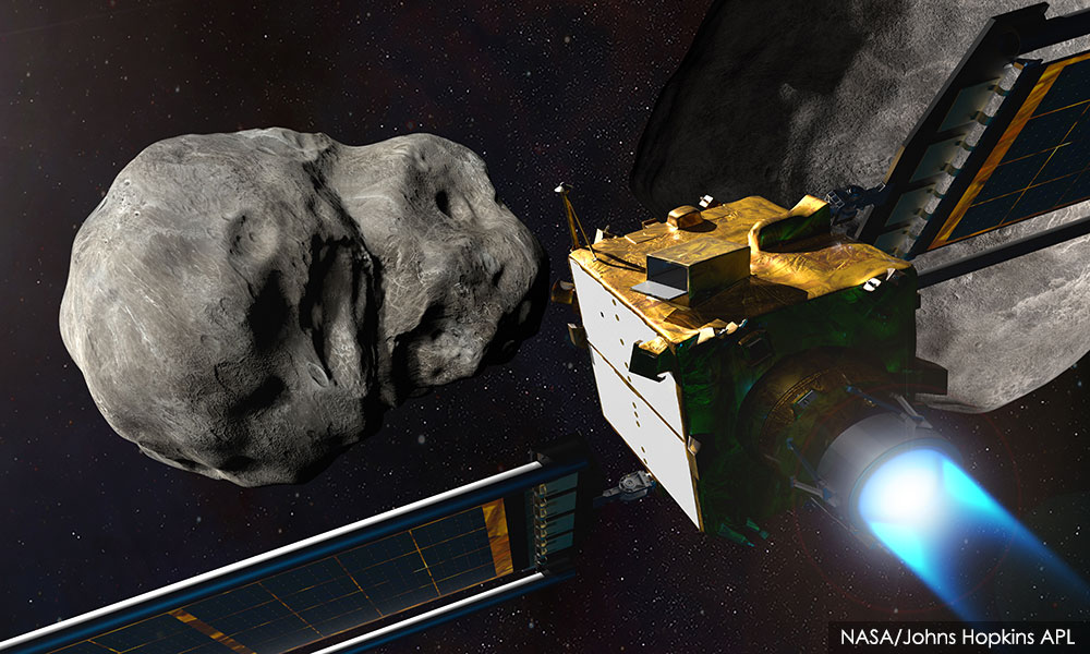 Nasa launches test mission of asteroid-deflecting spacecraft