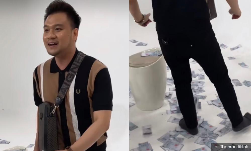 Aksi Iqbal pijak wang RM50 dikecam
