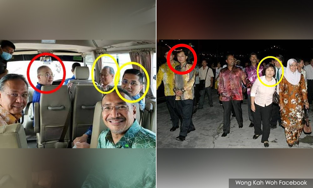 魏马跟“青蛙鼻祖”合照，黄家和仿效画圈反击