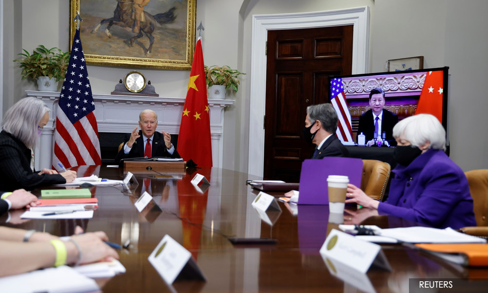 Quotes from Biden and Xi at start of their virtual meeting