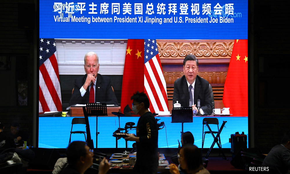 Hours of talk, but little change after Biden-Xi virtual meeting