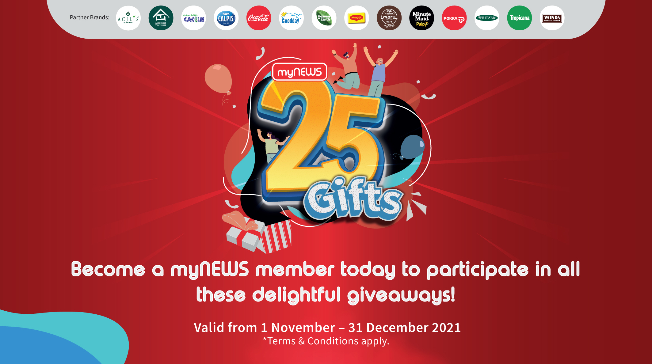 Celebrate myNEWS 25 Years of Delight with 25 gifts!