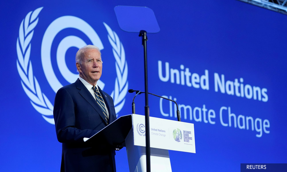 Biden tells leaders US will meet climate goals