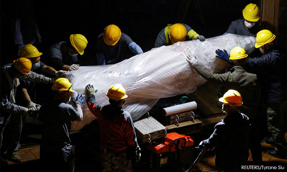 Sculptor of dismantled Tiananmen statue says damage symbolic