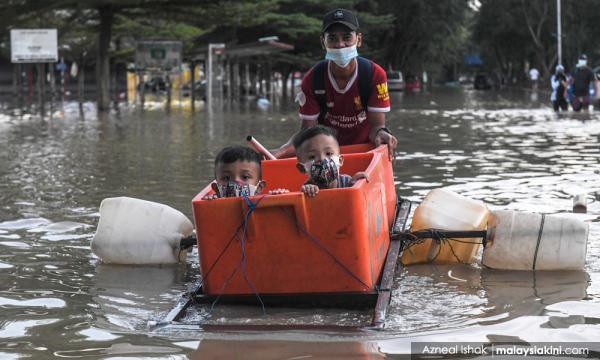 Selangor amaran banjir Kes mingguan