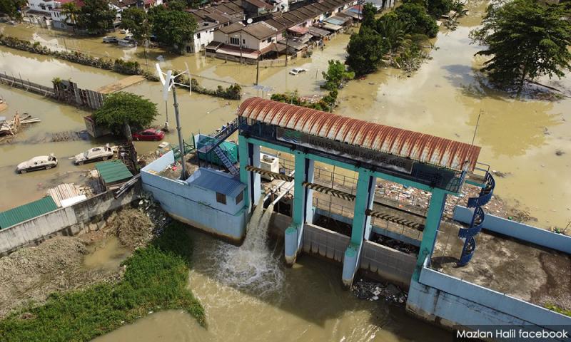 太子园水闸卡住难排涝，惟雪政府否认没维护酿祸
