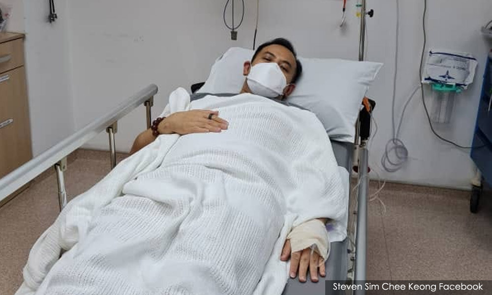 Steven Sim masuk hospital akibat gastrik teruk