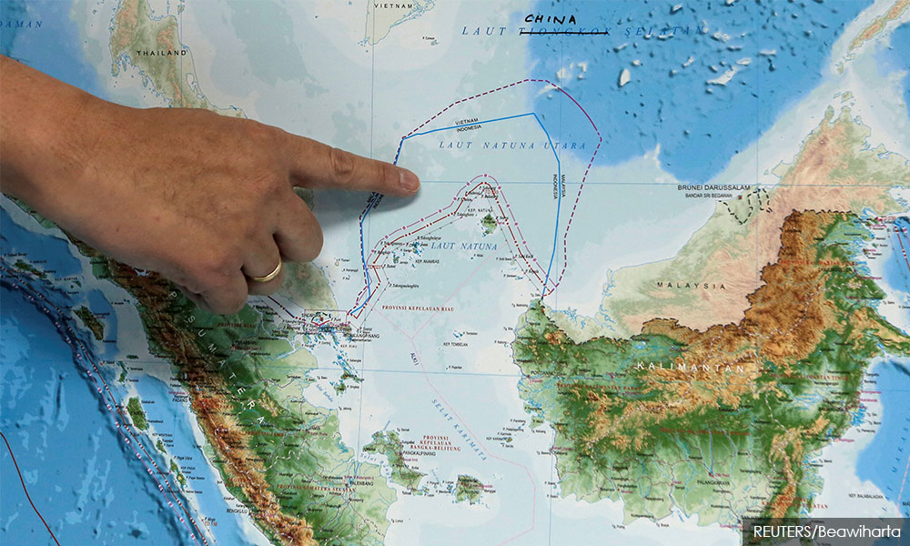 China protested Indonesian drilling in South China Sea
