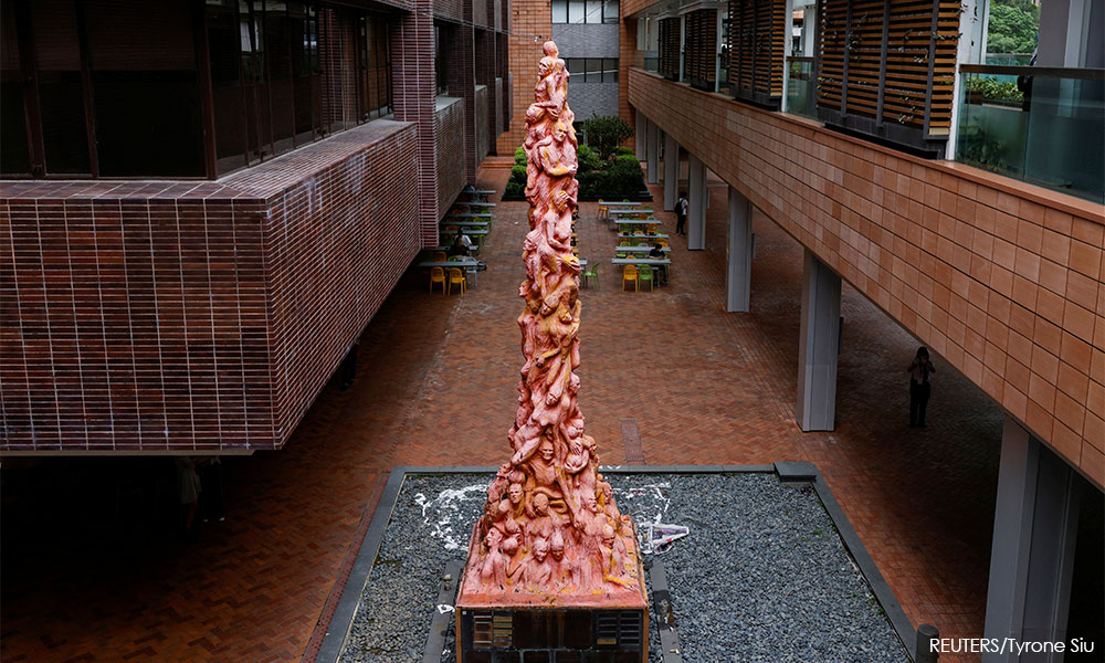 Hong Kong university takes down Tiananmen statue
