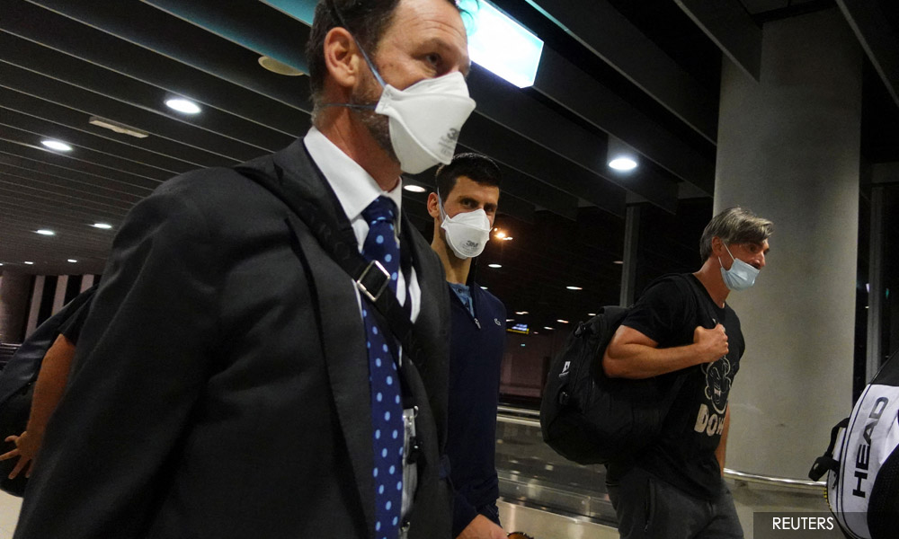 Deported Djokovic back home in Serbia, vaccine row clouds future