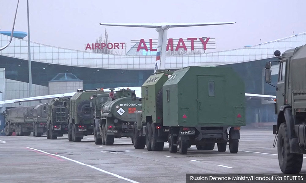 Russia-led bloc starts pulling troops out of Kazakhstan
