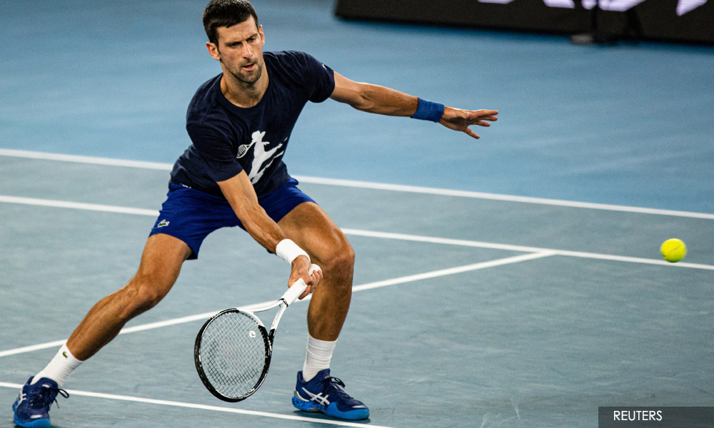 Djokovic to play late match at Rod Laver Arena, pending court decision