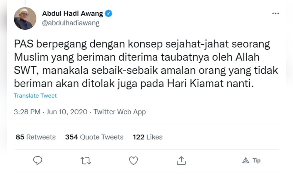 ULASAN | Rasuah: Orang mukmin berdosa tetap akhirnya masuk syurga?