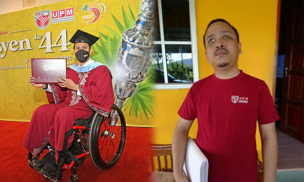 Masalah penglihatan, lumpuh tak halang 2 pemuda gapai kejayaan