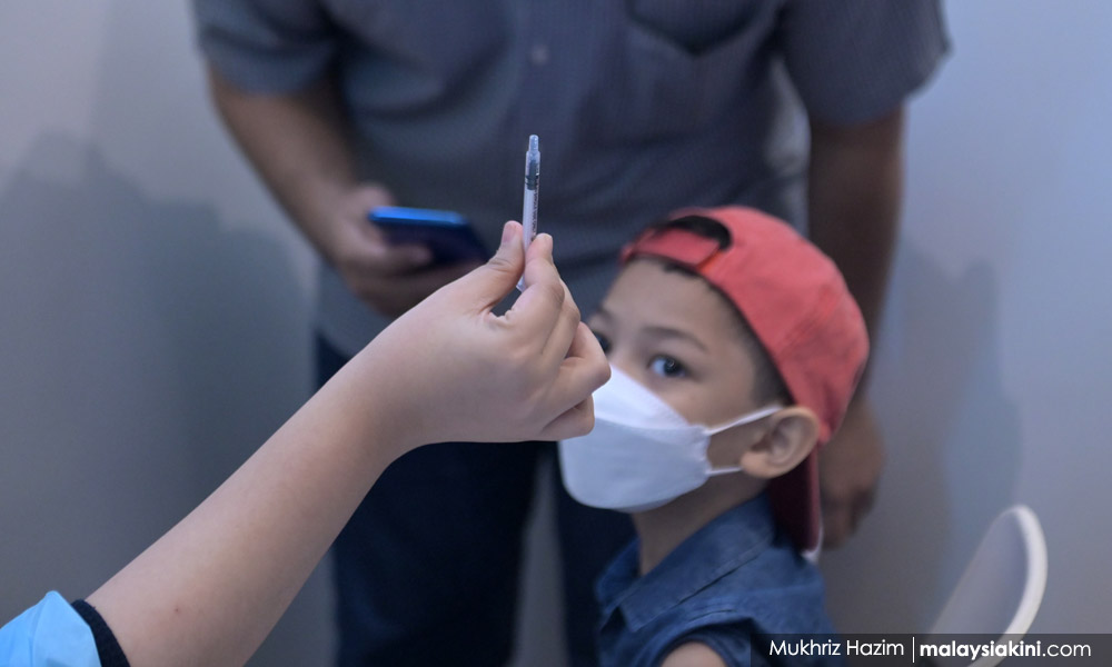 Yelps, tears as children aged 5 to 11 get Covid jabs